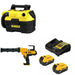 DeWalt DCV580H Wet/Dry Vacuum Kit W/ DCE560B Caulking Gun and FREE DCB205-2C Battery Kit