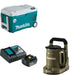 Makita DCW180Z Cooler/Warmer Kit W/ FREE BL1850BDC1 Starter Pack and FREE ADRM13 Radio Lantern