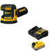 DeWalt DCBP320C 20V MAX XR POWERSTACK 3.5Ah Battery Kit W/ DCW210B Random Orbital Sander