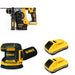 DeWalt DCH273B SDS-Plus Rotary Hammer W/ DCB2104-2 and DCW210B Random Orbital Sander