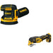 DeWalt DCW210B 20V MAX XR 5 in. Random Orbital Sander W/ DCS356B Oscillating Multi-Tool