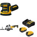 DeWalt DCW210B Sander Kit W/ DCS571B Circular Saw and FREE DCB205-2C Battery Kit