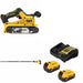 DeWalt DCW220B Belt Sander Kit W/ DCE531B Concrete Vibrator and FREE DCB205-2C Battery Kit