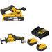 DeWalt DCW220B 20V Max Belt Sander Kit W/ DCS369B Reciprocating Saw and FREE DCB205-2C Battery Kit