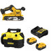 DeWalt DCW220B Belt Sander Kit W/ DCV580H Wet/Dry Vacuum and FREE DCB205 Battery Kit