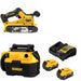 DeWalt DCW220B Belt Sander Kit W/ DCV581H Wet-Dry Vacuum and FREE DCB205-2C Battery Kit