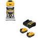 DeWalt DCW600B Router Kit W/ FREE DCB205-2C 5Ah Battery Kit