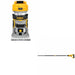 DeWalt DCE531B 20V MAX Concrete Pencil Vibrator W/ DCW600B Compact Router