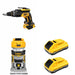 DeWalt DCB2104-2 POWERPACK 4Ah 2-Pack W/ DCF630B Drywall Screwgun and DCW600B Compact Router