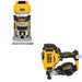 DeWalt DCN45RNB 20V MAX 15-Degree Roofing Nailer W/ DCW600B Compact Router