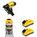 DeWalt DCN930B 20V MAX XR 30-Degree Framing Nailer W/ DCB2104-2 and DCW600B Compact Router