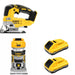 DeWalt DCB2104-2 POWERPACK 4Ah 2-Pack W/ DCS334B Jig Saw and DCW600B Compact Router