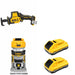 DeWalt DCB2104-2 20V MAX XR POWERPACK 4Ah Battery 2-Pack W/ DCS369B and DCW600B Compact Router
