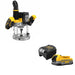 DeWalt DCW620B 20V MAX XR 2-1/4HP Router, Bare W/ DCBP034C 20V MAX Starter Kit