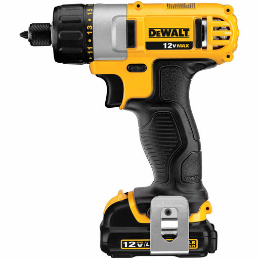 DeWalt DCF610S2 1/4" 12V MAX Cordless Screwdriver Kit - 2