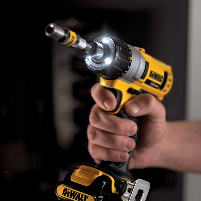 DeWalt DCF610S2 1/4" 12V MAX Cordless Screwdriver Kit - 11