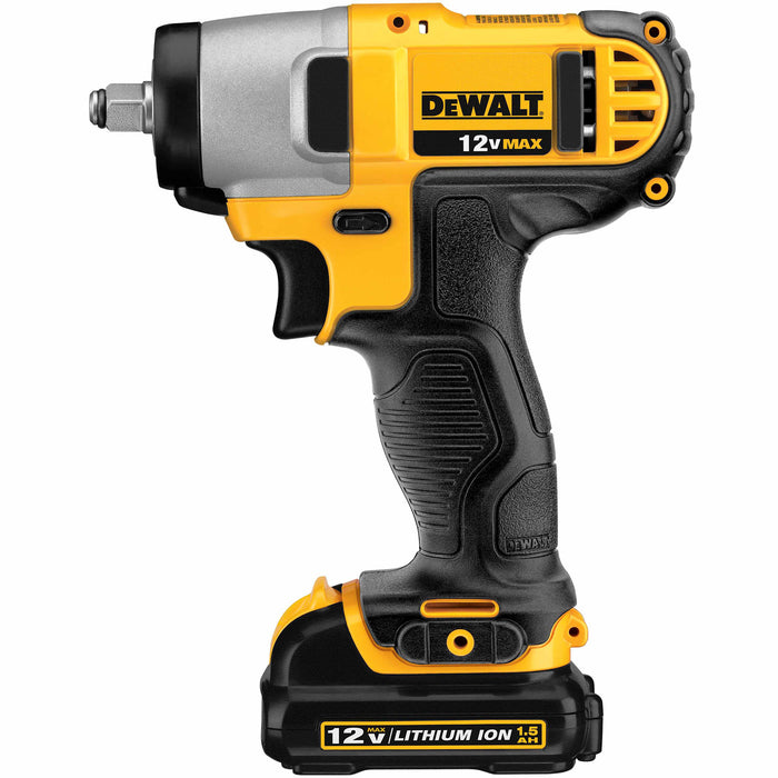 DeWalt DCF813S2 3/8" 12V MAX Cordless Impact Wrench Kit - 2