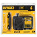 DeWalt DCB240C 20V MAX Compact 4Ah Battery Starter Kit - 2