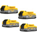 DEWALT DCBP334-4 20V MAX XR POWERSTACK Battery Combo Pack with 1.7Ah and 3.5Ah Batteries (4 Pack)