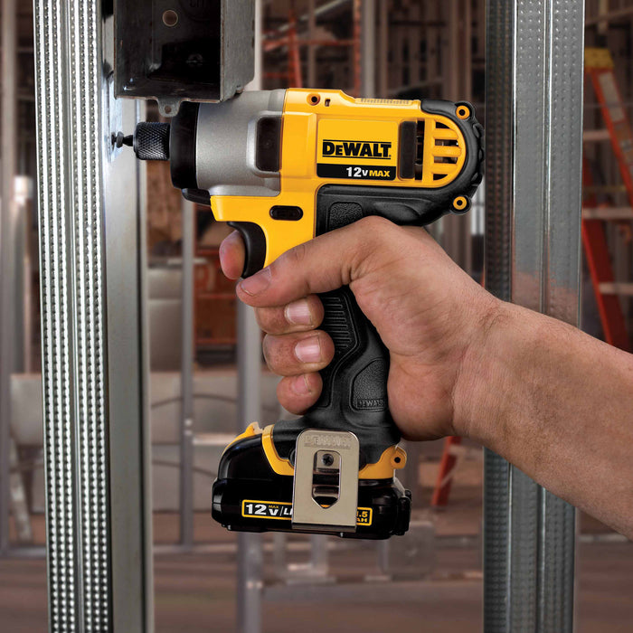 DeWalt DCF815S2 1/4" 12V MAX Cordless Impact Driver Kit - 8