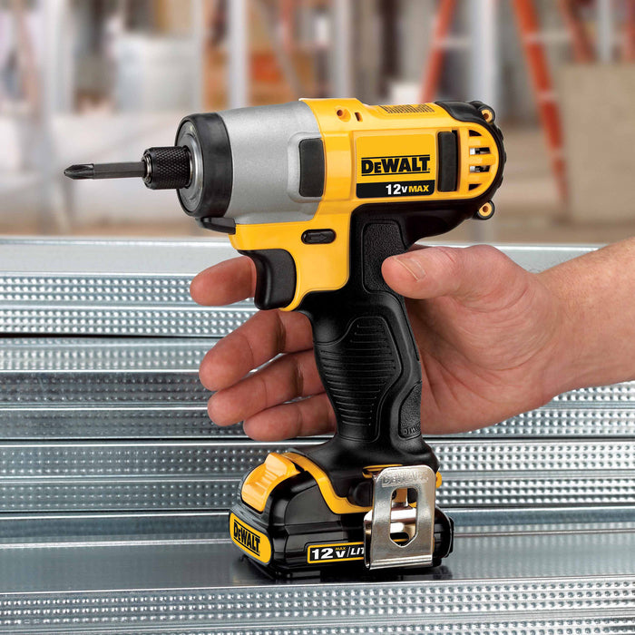 DeWalt DCF815S2 1/4" 12V MAX Cordless Impact Driver Kit - 9