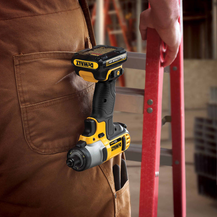 DeWalt DCF815S2 1/4" 12V MAX Cordless Impact Driver Kit - 11