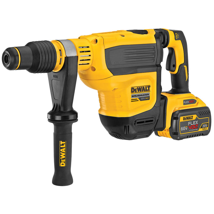 DeWalt DCH614X2 60V 1-3/4" SDS Max Brushless Combination Rotary Hammer Kit - 3