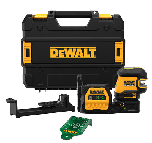 DEWALT DCLE34220GB 20V Cross line 2 Spot Combo Laser Bare Kit