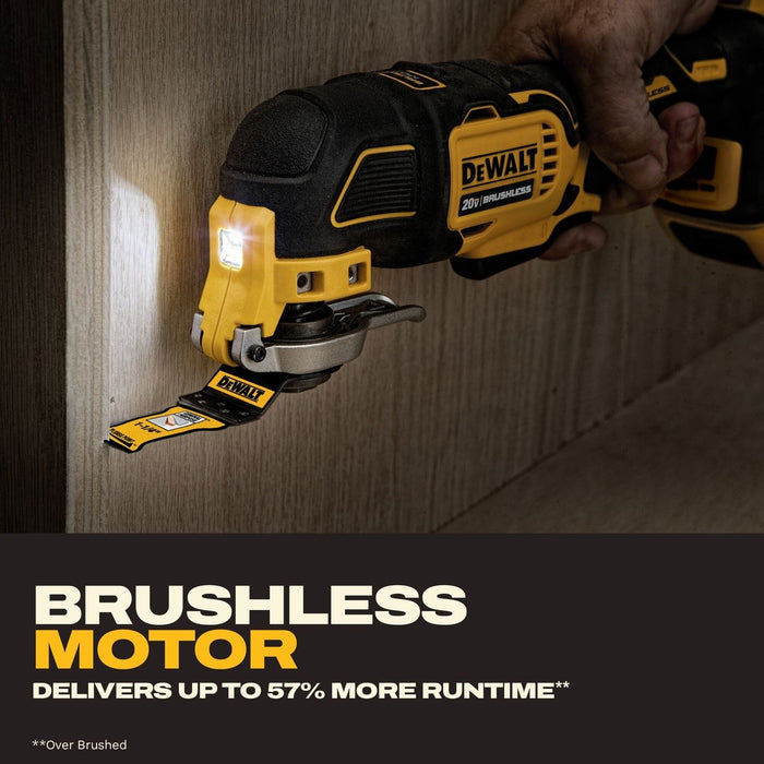 DeWalt DCS356D1 20V MAX XR Brushless Cordless Oscillating Multi-Tool Kit - 6