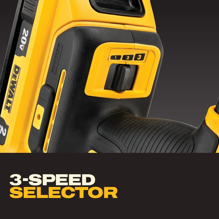 DeWalt DCS356D1 20V MAX XR Brushless Cordless Oscillating Multi-Tool Kit - 8