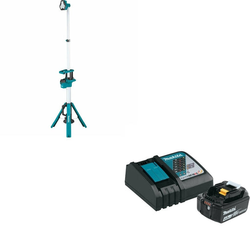 Makita DML813 18V LXT Lithium-Ion Cordless Tower Work Light, Light Only W/ BL1840BDC1 Battery