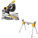 DeWalt DWS779 12" Double Bevel Miter Saw (15 Amp) w/ DWX724 Miter Saw Stand