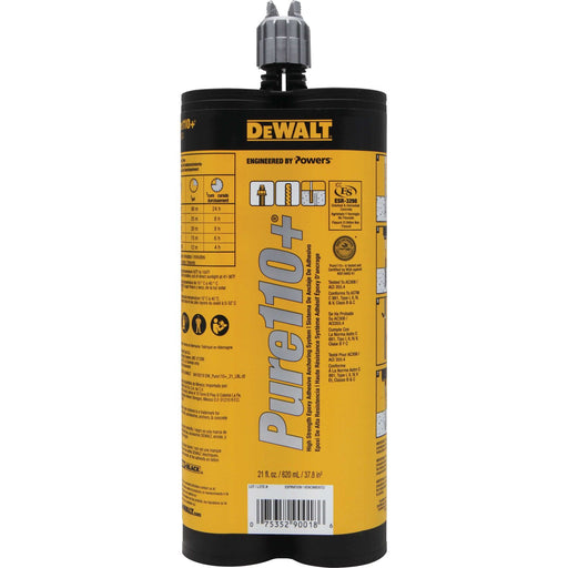 DeWalt 08321SD-PWR PURE110+ 21 OZ. 1TO1 Cartridge (12/CS 360/PLT)