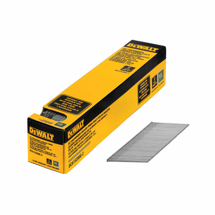 DeWalt DCA15200G-2 15GA 2" Galvanized Angled Finish Nail