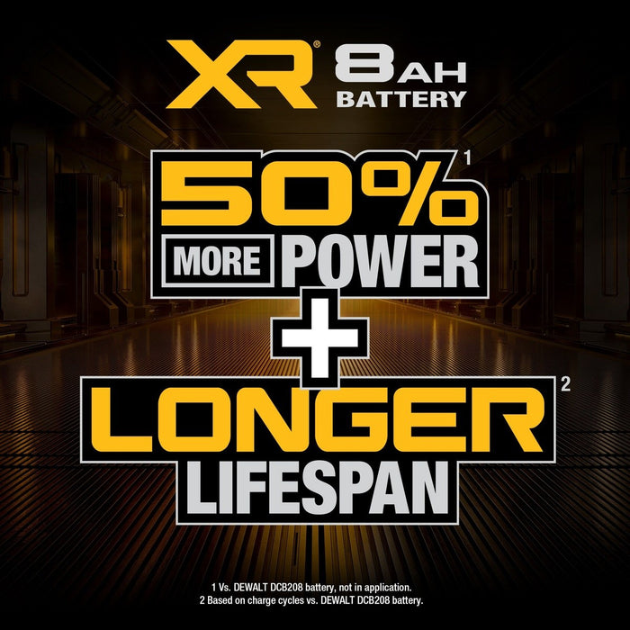 DeWalt DCB2108 20V MAX XR POWERPACK 8.0Ah Battery - 6