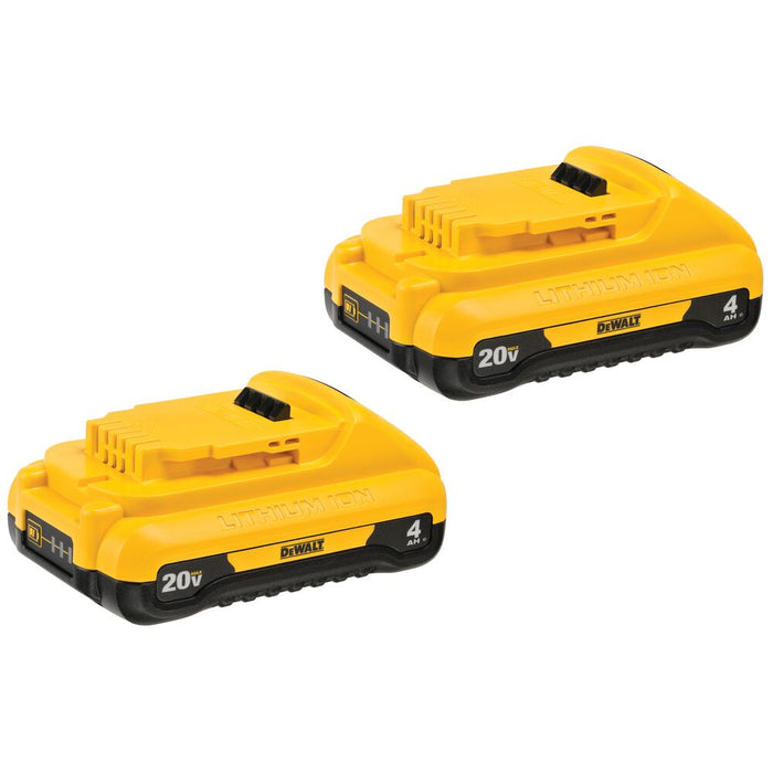 DeWalt DCB240-2 4Ah Compact Lithium Ion Battery - 2 pack