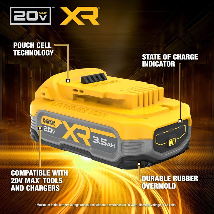 DeWalt DCBP320 20V MAX* XR POWERSTACK 3.5Ah Battery - 5