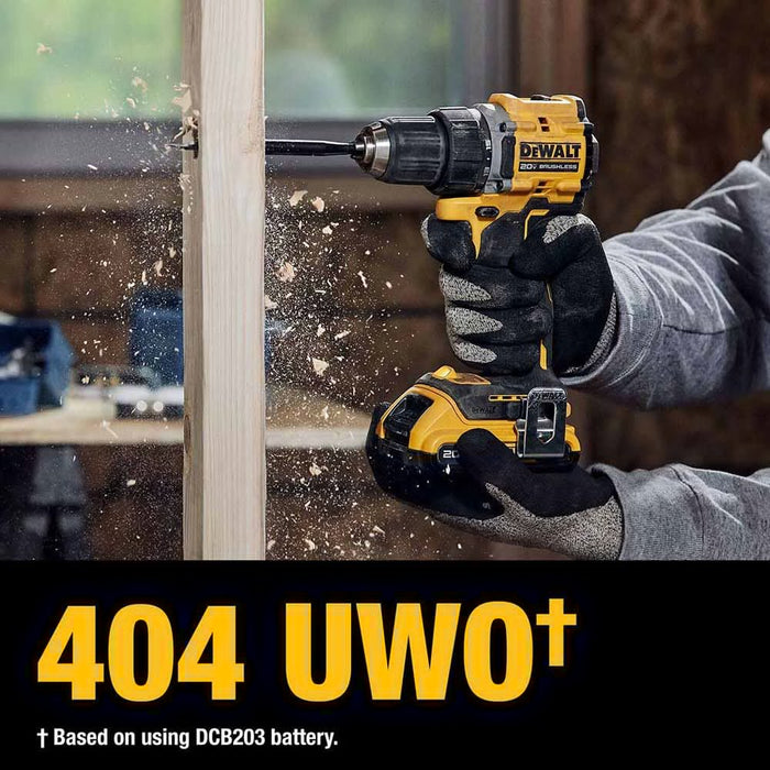 DeWalt DCD794D1 ATOMIC COMPACT SERIES 20V MAX Brushless Cordless 1/2 in. Drill/Driver Kit - 9
