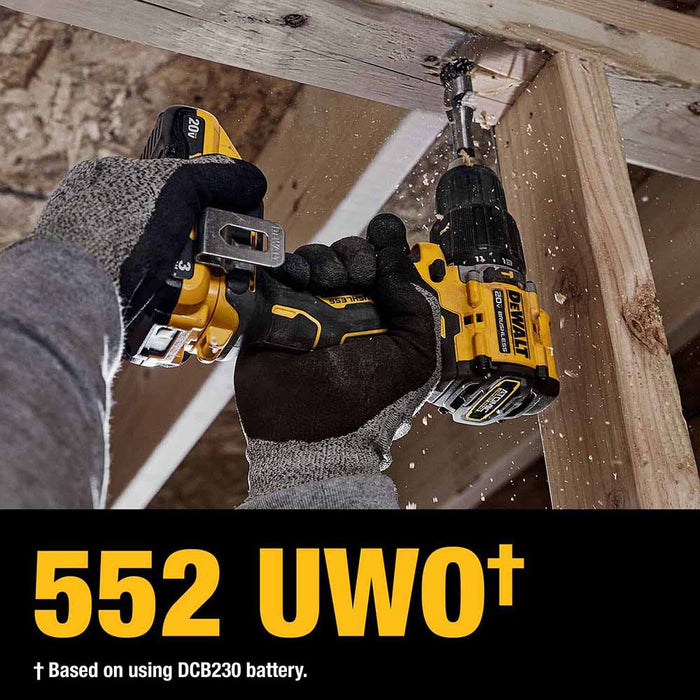 DeWalt DCD799L1 ATOMIC COMPACT SERIES 20V MAX Brushless Cordless 1/2 in. Hammer Drill Kit - 11