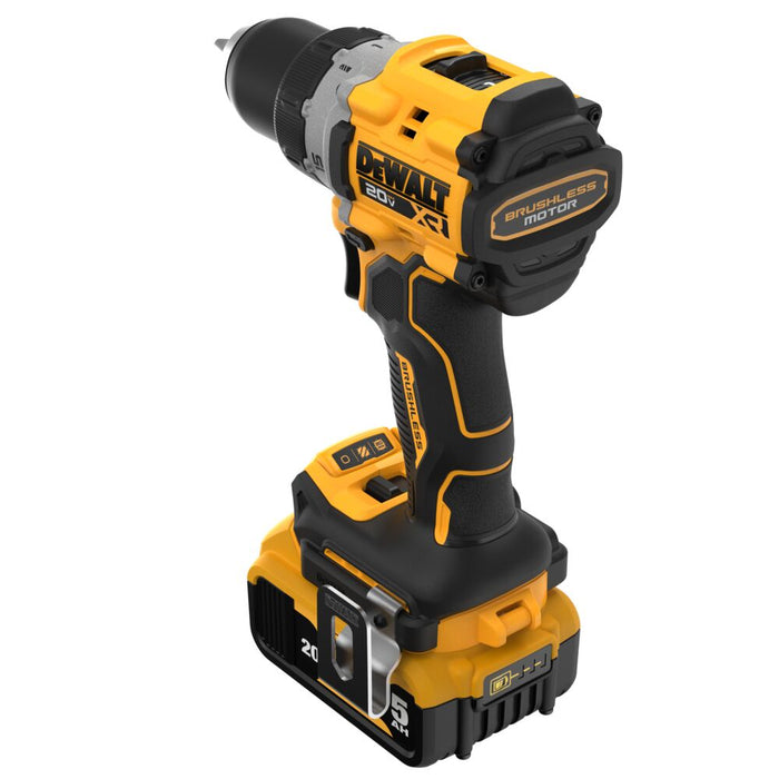 DeWalt DCD800P1 20V Max XR Brushless Cordless 1/2" Drill/Driver 5.0Ah Kit - 6