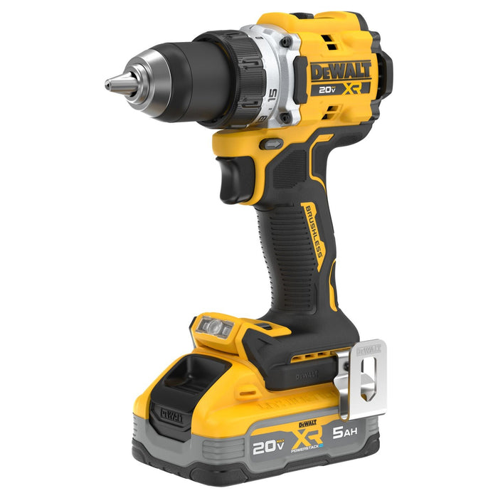 DeWalt DCD801H1 20V MAX XR 1-2" Brushless Cordless Drill Driver Kit with 5Ah POWERSTACK Battery (1 Battery) - 4