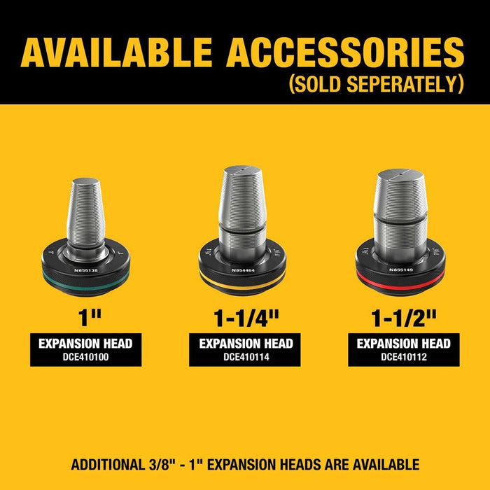 DeWalt DCE410B 20V MAX* XR 1-1/2" PEX Expander (Tool Only) - 8
