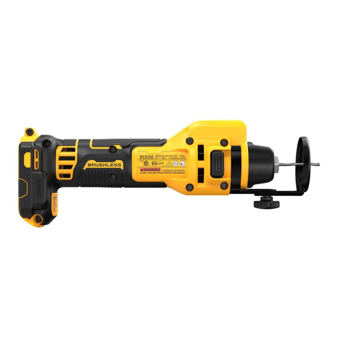 DeWalt DCE555B 20V MAX* Brushless Drywall Cut-Out Tool (Tool Only) - 4