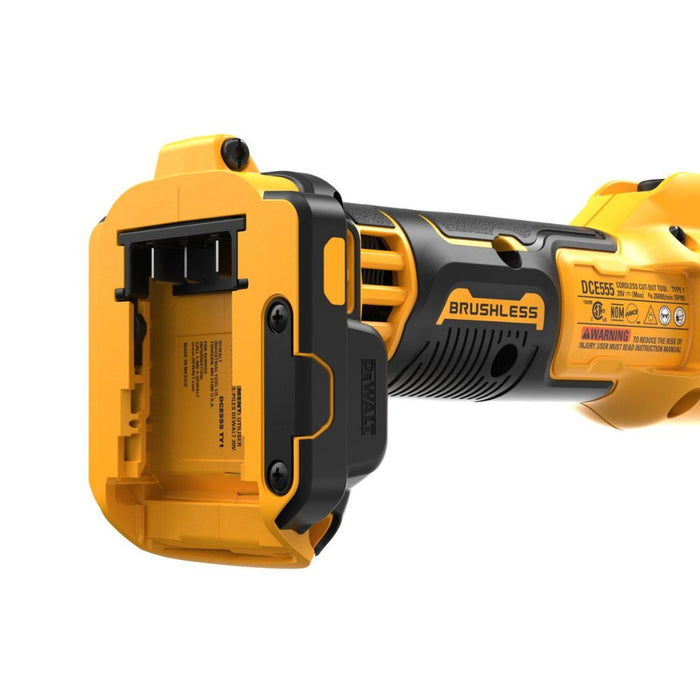 DeWalt DCE555B 20V MAX* Brushless Drywall Cut-Out Tool (Tool Only) - 11