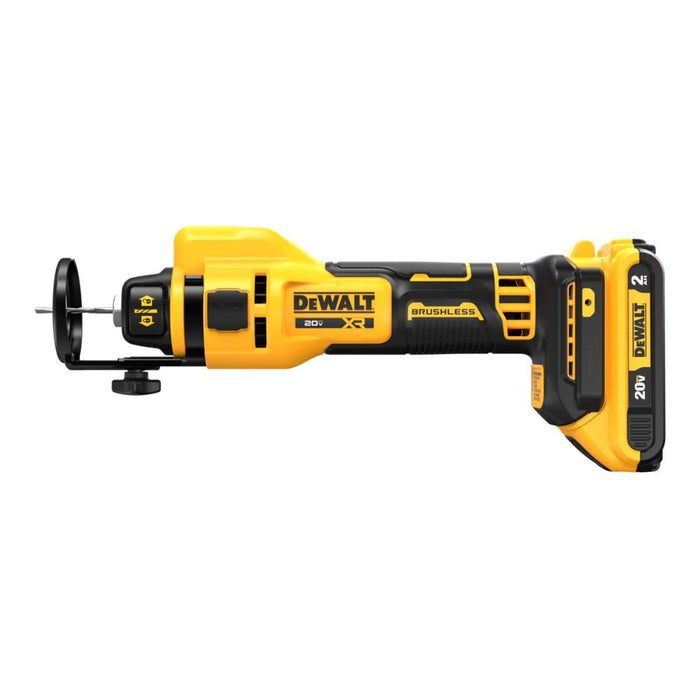 DeWalt DCE555D2 20V MAX* Brushless Drywall Cut-Out Tool Kit - 2