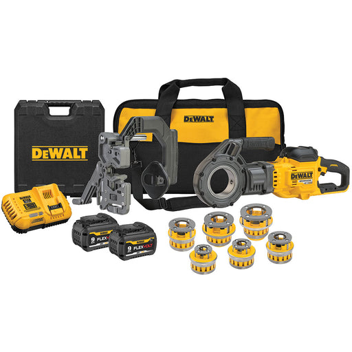 DeWalt DCE700X2K FLEXVOLT 60V MAX Cordless Pipe Threader Kit With Die Heads