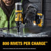 DeWalt DCF403B 20V MAX XR Brushless Cordless 3/16" Rivet Tool (Tool Only) - 8