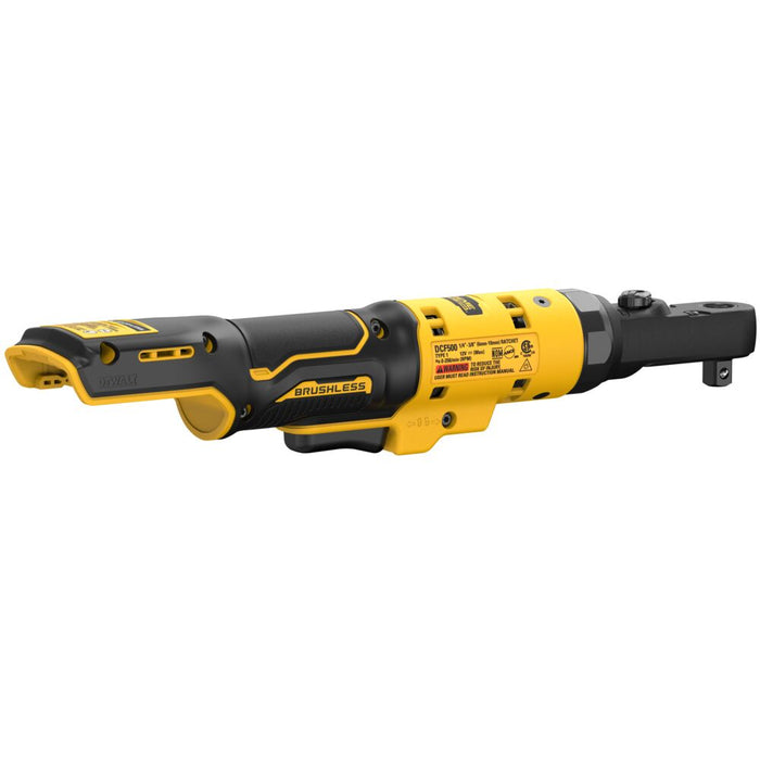 DeWalt DCF500B XTREME 12V MAX* 3/8" and 1/4" Brushless Cordless Sealed Head Ratchet (Tool Only) - 4