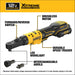 DeWalt DCF500GG1 XTREME 12V MAX* Brushless Cordless 3/8" and 1/4" Sealed Head Ratchet Kit - 2