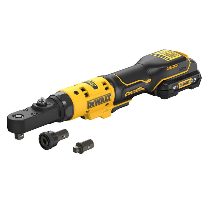 DeWalt DCF500GG1 XTREME 12V MAX* Brushless Cordless 3/8" and 1/4" Sealed Head Ratchet Kit - 5